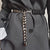 Women's Fashion Elastic Vegan Leather Chain Waist Belts