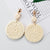 Wooden Hand Crafted Dangling Fashion Earrings