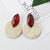 Wooden Hand Crafted Dangling Fashion Earrings