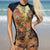Abstract and Tropical Print High Neck One-Piece Swimsuits