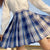 Checkered Summer High Waist Flounce Mini Skirts