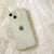 Ultra-Soft Transparent Wavy Edge iPhone Cases with Love Heart Camera