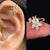 Zircon Adorned Ear Cartilage Clip-On Cuff Earrings