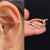 Zircon Adorned Ear Cartilage Clip-On Cuff Earrings