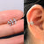 Zircon Adorned Ear Cartilage Clip-On Cuff Earrings