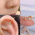 Zircon Adorned Ear Cartilage Clip-On Cuff Earrings