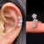 Zircon Adorned Ear Cartilage Clip-On Cuff Earrings