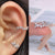 Zircon Adorned Ear Cartilage Clip-On Cuff Earrings