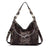 Snake Inspired Leather Cross-body Handbag