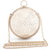 Vintage Mini Metal Chain Round Clutch Bag