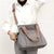 Women's High-Quality Canvas Shoulder Bag with Top Handle