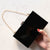 Fancy Rectangular Shaped Handbags with Detachable Chain