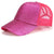 Messy Bun Glitter Summer Hat Snapback Baseball Cap