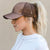 Messy Bun Glitter Summer Hat Snapback Baseball Cap