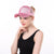 Messy Bun Glitter Summer Hat Snapback Baseball Cap