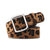 Exquisite Leopard And Snake Print Belt Collection