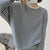 Loose Striped Pattern Knitted Long Sleeve Winter Pullover Sweaters