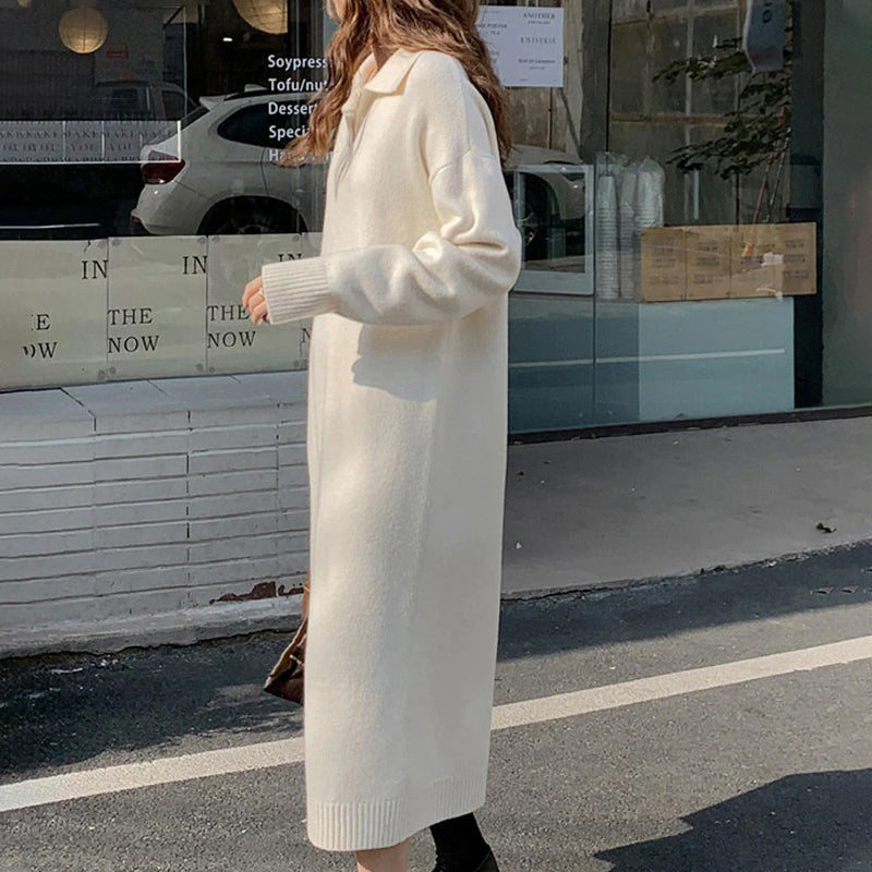 chinese dress ladies 10 Sweater Dresses Missing From Your Cold-Weather Wardrobe—All Under $50 main image 0