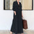 Chic Solid-colored Long Sleeve Casual Maxi Dresses