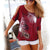 Athena - Casual and Loose Cold-Shoulder Feather Summer Top [EU Sizes]