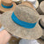Natural Seagrass Hollow Flat Brim Boater's Hat for Summer