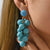 Boho-style Party and Fun Round Beaded Statement Earrings