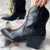 Ankle High Cowboy Style Slip-On High Heels Boots for Women