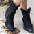 Ankle High Cowboy Style Slip-On High Heels Boots for Women