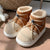 Warm and Chunky Platform Home Winter Boots for Women