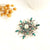 Festive Sparkly Christmas Holiday Brooch Pins