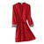 Modish and Smooth Lace Kimono Bathrobe Nightwear