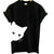 Peeking Cat Print Short Sleeve Simple T-Shirt