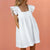 Plain and Simple Summer Square Neck Ruffled Mid-Calf Dresses