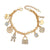 Collective Style Crystal Charms Bracelet
