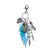 Dream Catcher Feather Opal Key Chain
