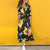 Floral Print Long Sleeve Summer Dress for Women