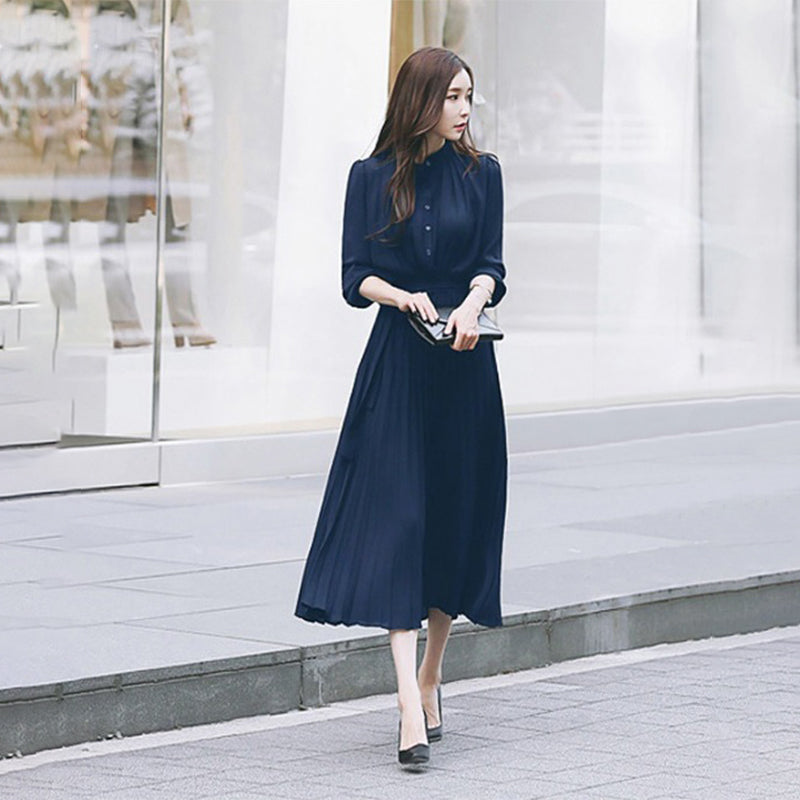 Asos Design Long Sleeve Maxi Tfnc Lace Dress Office Ladies Elegant