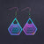 Mesmerizing Holographic Statement Earrings