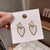 Sweet and Cute Candy-Like Heart Earrings