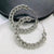 Rhinestone Embedded Chunky Chains Oversized Statement Hoop Earrings