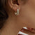 Old Hollywood Inspired Rhinestone Studded Earrings