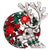Bright and Festive Christmas Series Metal Brooch Pins