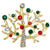 Bright and Festive Christmas Series Metal Brooch Pins