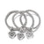 Elegant Eternal Love Heart Pendant Bracelet Set