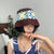 Chic and Vibrant Flower Design Handmade Crochet Bucket Hats