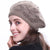 Hollow Out Style Plain Color Knitted Beret Hats for Women