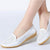 Faux Leather Comfortable Slip-on Flat Shoes