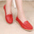Faux Leather Comfortable Slip-on Flat Shoes