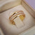 Elegant Micro Paved Rhinestone Jewelry Promise Rings
