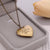 Secret Love Letter Heart Locket with Sculpt I Love You